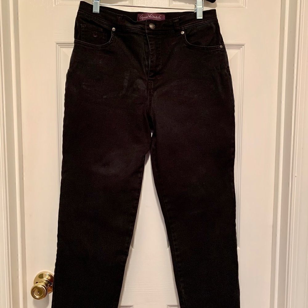Black Gloria Vanderbilt Jeans Size 10 Short